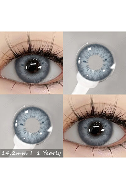 EyesPro BLACKSPOT BLUEE NOKTALI DOĞAL GÖRÜNÜMLÜ MAVİ GÖZ LENSİ YILLIK