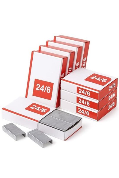 GENERAL Fitto 24/6 Stapler Pins, 1mm Thick, Durable & Reliable, 20 Packs Box ...