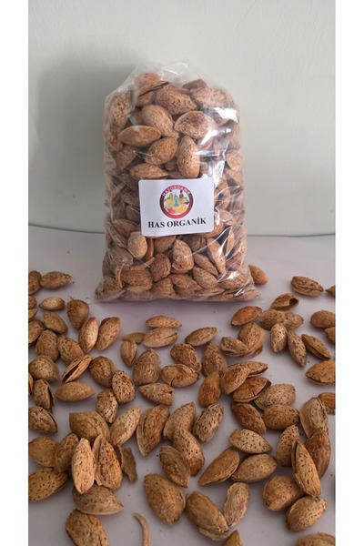 HAS ORGANİK Yeni Mahsul Çıtır İnce Kabuklu Badem 1Kg