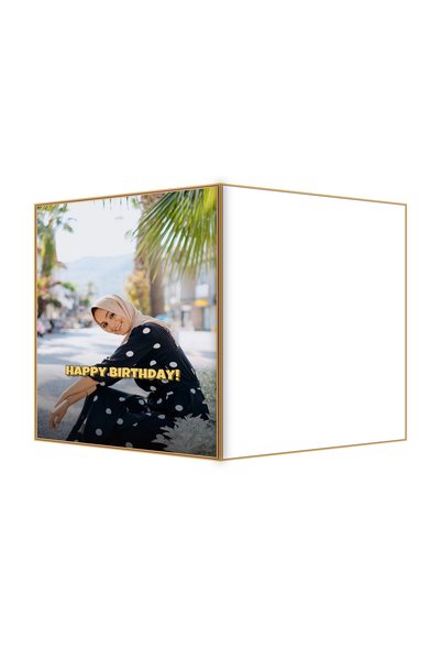 OEM Felicitare Aniversare Cu Buline Vesele, Dimensiune 13.3x19.4cm Pliata