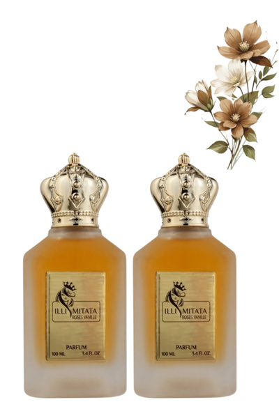 ILLIMITATA قطعتان من عطر الورد والفانيليا 100 مل