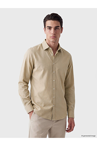 LC Waikiki Rmz Gi̇yi̇m Farkiyla Standard Fit Men's Shirt