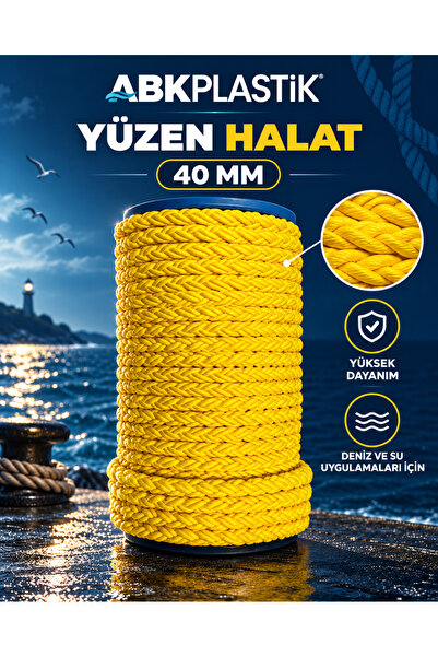 40 mm Yüzen Halat Tekne Bağlama ve Demirleme Halatı