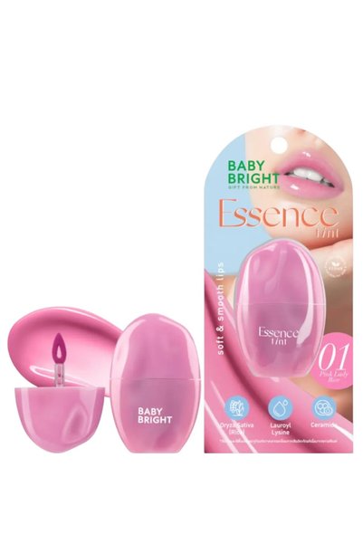 Baby Bright تينت من بيبي برايت لون ( بينك وردي ليدي ريك ) /01 روج لبستك يمنح ...