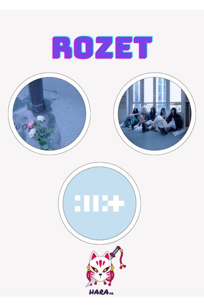Hara Company ILLIT KPOP Grubu Mamihlapinatapai Rozet Seti / Çanta Süsü