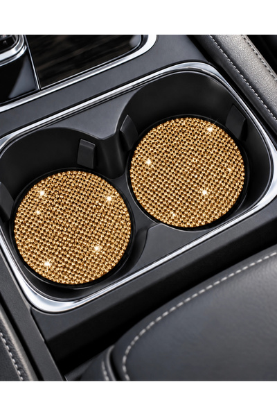 şimika tuning tuningmarketim 2 Cup Holder Gold Crystal Stone Cup Holder