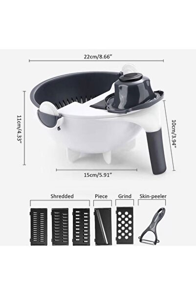 WaveByte 9 In 1 Multifunctional Vegetable Slicer