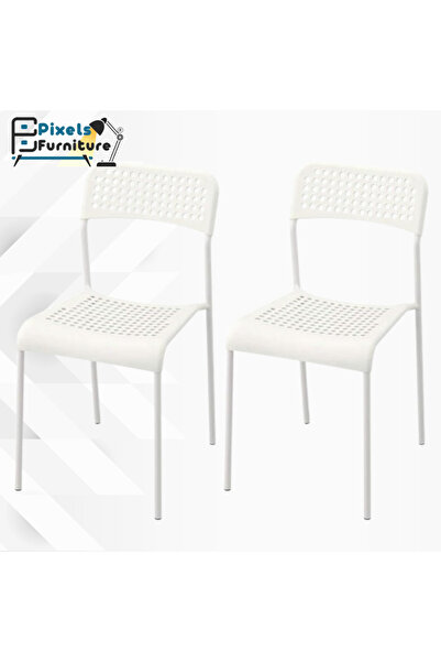 PixelsFurniture كرسي طعام من البلاستيك لغرفة المعيشة من بكسل الأثاث، كرسي طعا...