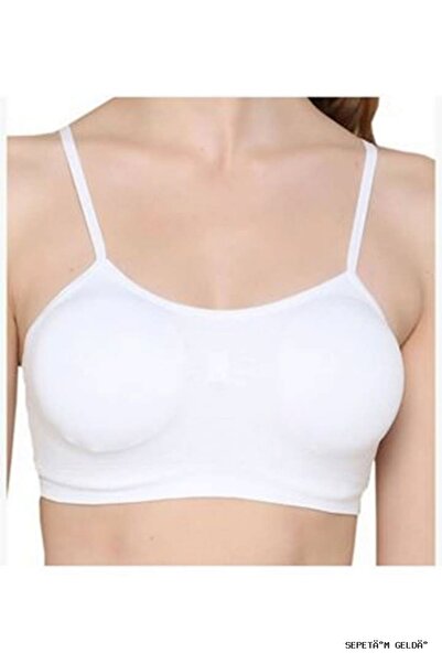 Sistina Spt-Gld White Women's Padded Gathering Bra Corset - 706 - (220200) Si...