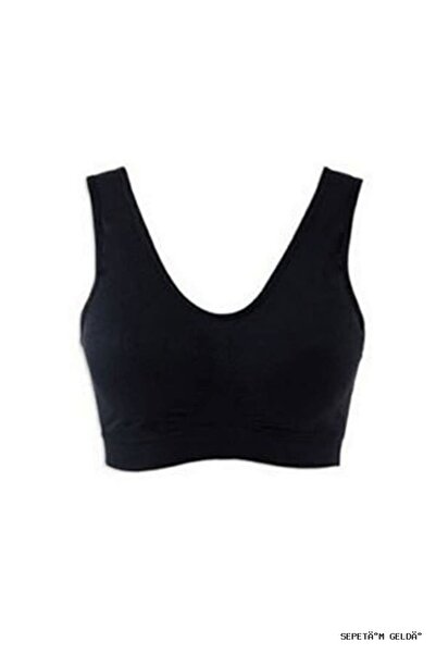 Sistina Spt-Gld Black Seamless Women's Padded Bra Corset - 704 - (220153) Size S