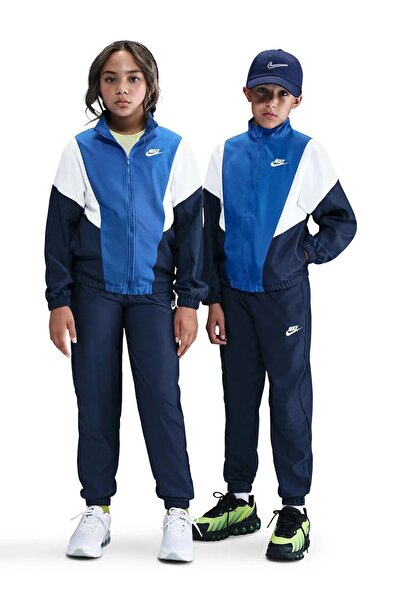 Nike Sportswear Woven Çocuk Lacivert Eşofman takımı unısex RELAX SPORT