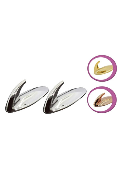 Bezos 2-Piece Luna Chrome Hanger