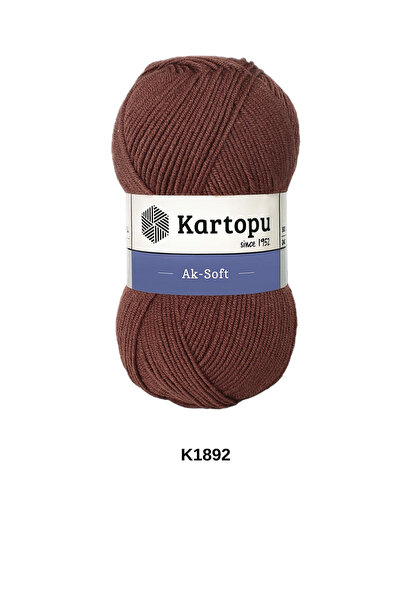hobi dünyası evim 1 Piece of Kartopu Aksoft 100 Grams 250 Meters Hand Knittin...