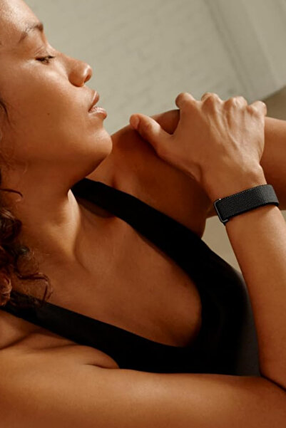Fitbit Google Air Akıllı Aktivite ve Sağlık Takip Bilekliği Obsidian - siyah
