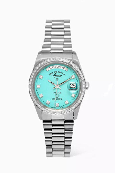 West End Watch Co The Classics Elmas Otomatik Saat, Elmas Çerçeve & İndeksler...