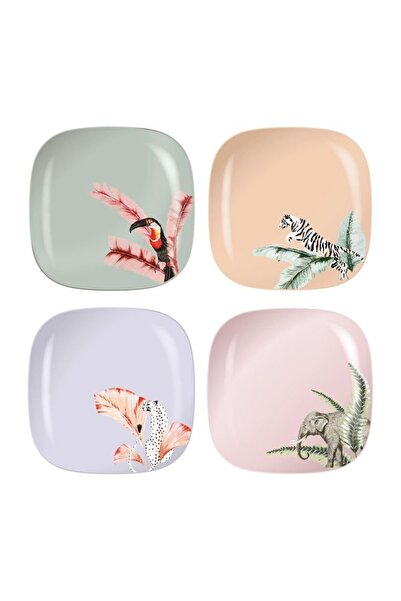 YVONNE ELLEN Bamboo Plates 20cm (Set of 4)