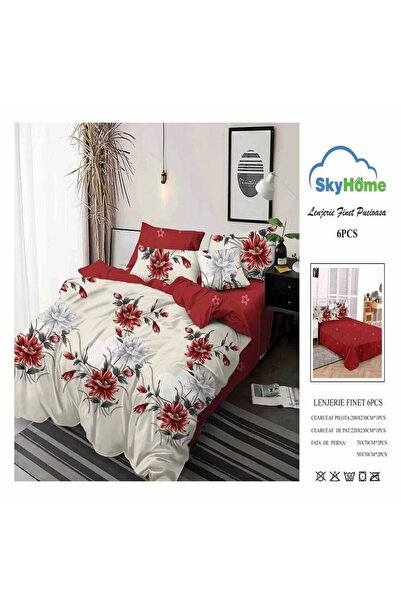 Sky Home 6-piece underwear - fitted sheet without Stretchy
