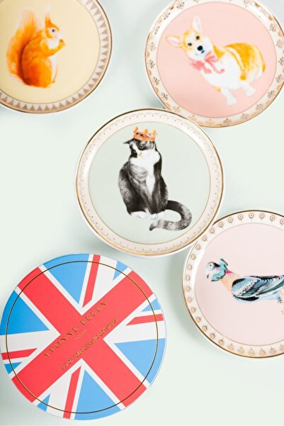 YVONNE ELLEN British Coasters (Set of 4)