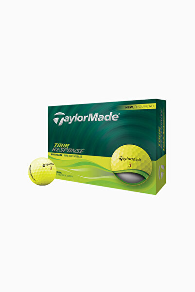 TaylorMade Tour Response Golf Ball Urethane Coated Soft Premium Series - Yellow