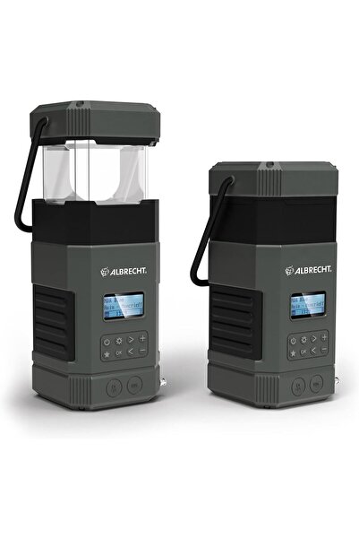 DR114 DAB+ Solar Crank Radyo Powerbank Kamp Lambası IPX5 Acil Durum Cihazı