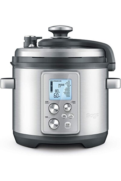Sage Fast Slow Pro™ 6L Basınçlı Pişirici ve Yavaş Pişirici, Paslanmaz Çelik, ...