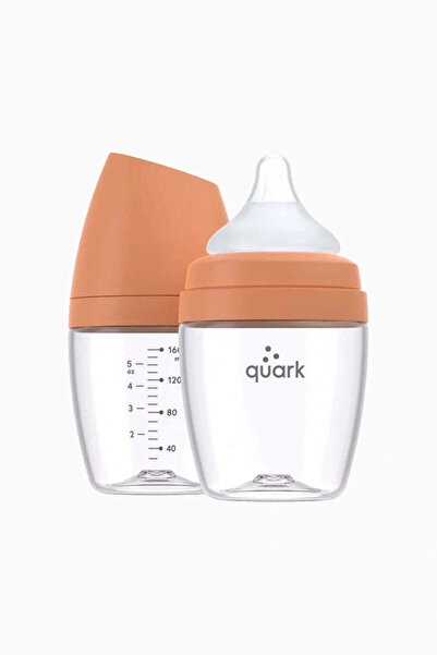 Quark BuubiBottle Mini 160 ml Turuncu Bebek Biberonu 2'li Set - Turuncu