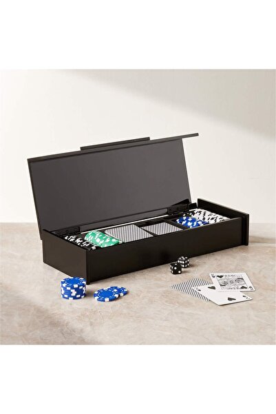 CB2 Montrose High Gloss Wooden Poker Set