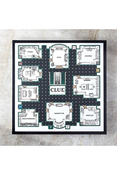 CB2 Special Edition Clue Game, Stylish and Fun with a Special Color Palette C...