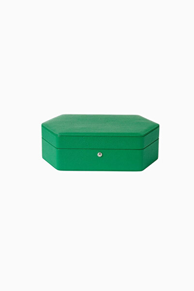 Rapport Portobello Triple Watch Box, Leather - Khaki Canvas
