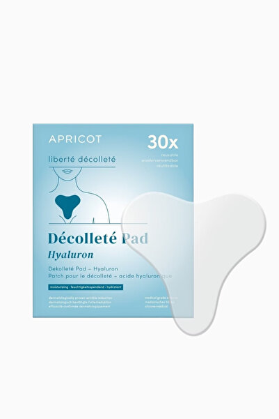Apricot Hyaluronic Reusable Decollete Pad, Anti-Aging, Vegan and Fragrance-Fr...