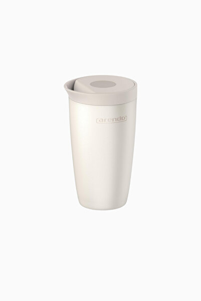 Arendo Coffee Cup to Go Thermo 350ml, Stainless Steel, 100% Leak-Proof, One-H...