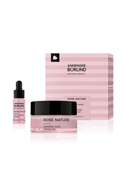 ANNEMARIE BÖRLIND Rose Nature Supreme Glow Cream Gel Gift Set (50 ml + 5 ml) ...