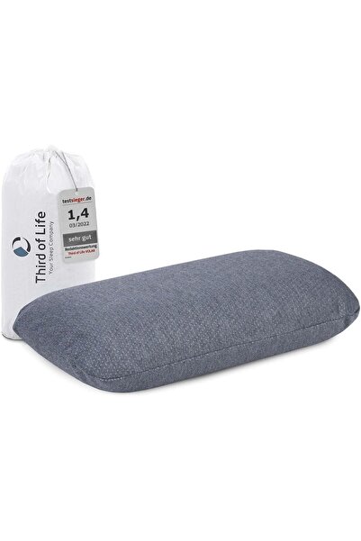 THIRD OF LIFE وسادة سفر QuickDry، وسادة رقبة من الإسفنج الذكي، تنظيم الحرارة،...