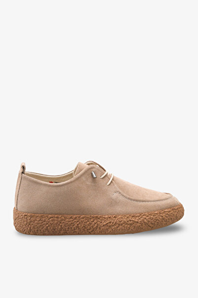 İNNABUTİKK Baeras Women's Genuine Leather Casual Shoes - Beige