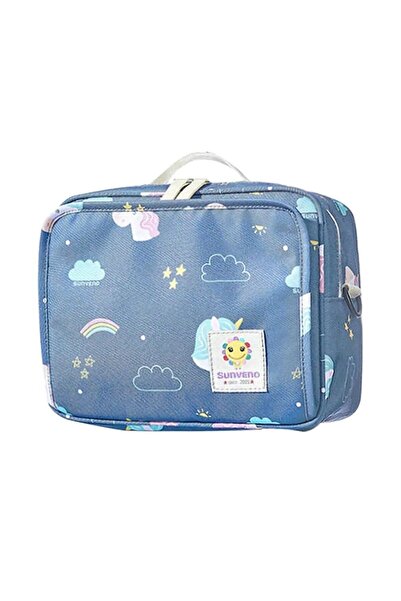 Sunveno Large Blue Baby Diaper Changing Clutch Bag