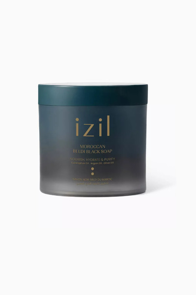 IZIL BEAUTY صابون الحمام المغربي التقليدي - أسود