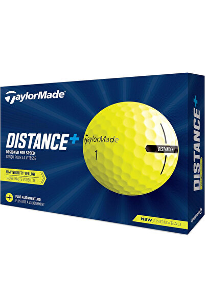 TaylorMade Distance+ Golf Balls with Ionomer Cover, Maximum Distance and Soft...
