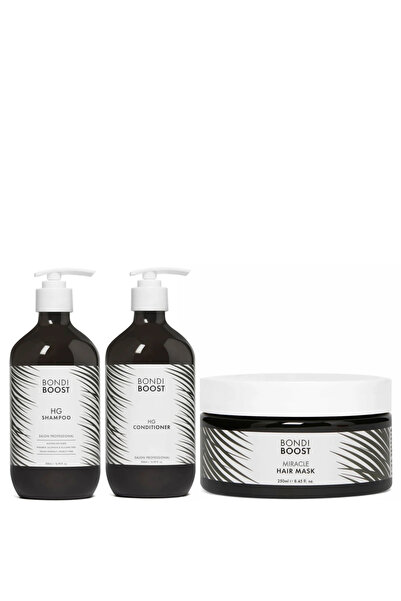 BONDIBOOST Hg Care Plus Miracle Mask Trio, Hair Care Set Shampoo, Conditioner...