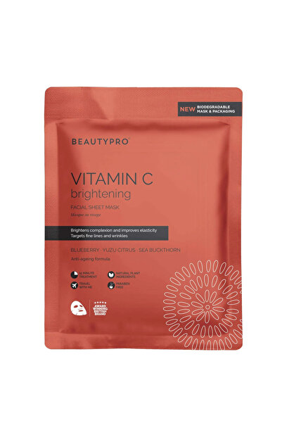 BEAUTYPRO Brightening Collagen Vitamin C Revitalizing Face Mask