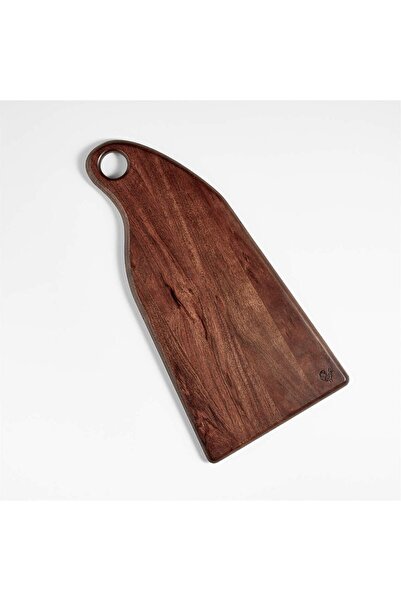 Crate & Barrel Eric Adjepong Twa Large Acacia Wood Stackable Cutting Board