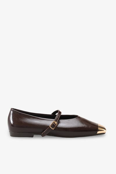 İNNABUTİKK Cassia Women's Ballerinas - Brown Rustic
