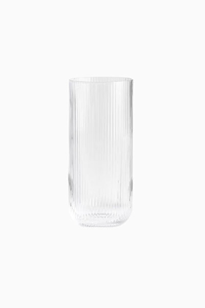 Crate & Barrel سيمفوني 16 أونصة. كأس هاي بول، زجاج شفاف أنيق مصنوع يدويًا - شفاف