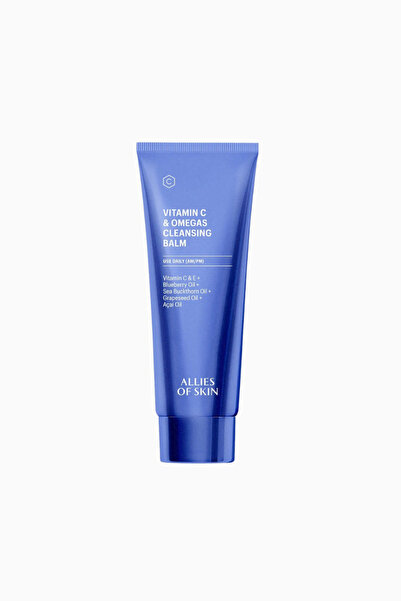 Allies of Skin Vitamin C and Omega Cleansing Balm, Makeup Remover and Nourish...