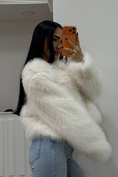 OKSOCOLLECTİON Hacimli Kısa Kürk