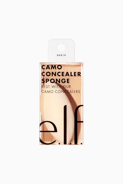 ELF Camo Concealer Sponge Double-Ended, Latex-Free, Vegan - White