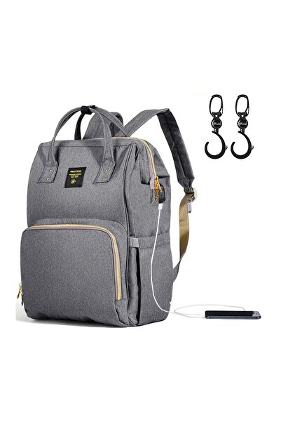 Sunveno Diaper Bag with USB + Hooks, Comfortable and Durable for Babies 0-6 M...