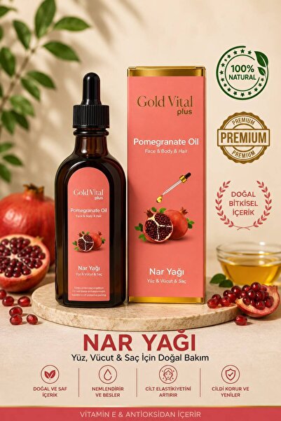 Nar Yağı – Cilt Bakımı, Yüz, Saç ve Vücut İçin Doğal Bakım Yağı 100 ml - pomegranate oıl