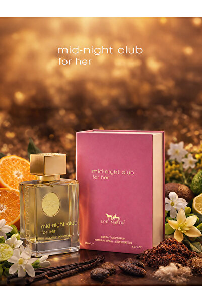 loui martin Mid-Night Club For Her Extrait de Parfum 100ml | Women’s Fragrance