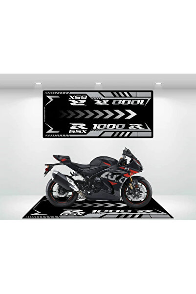 Özelleştirilebilir Motosiklet Matı - Garaj Halısı Motor Altı Pedi (100x200)