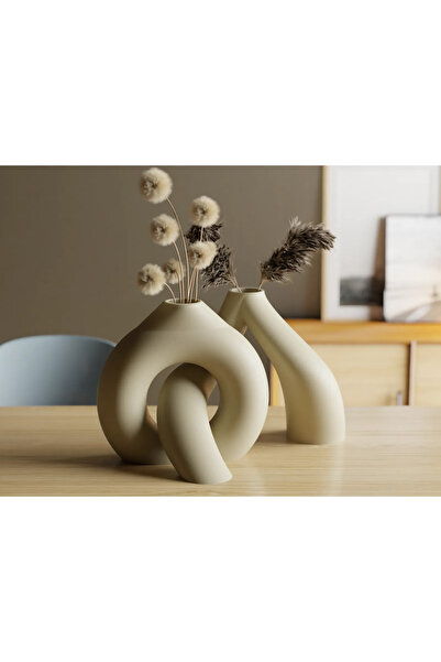 Bezos Vază interconectabilă cu imprimare 3D - Vază decorativă interconectabil...